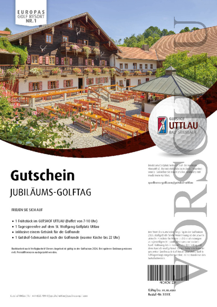 JUBILÄUMS-GOLFTAG